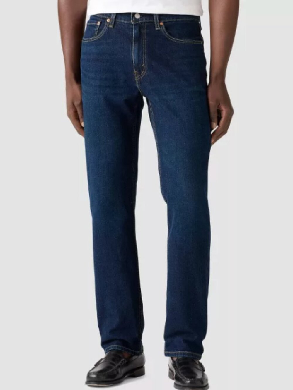 Levi's 514 Straight Men's 28x30 Dark Blue Straight Leg Jeans